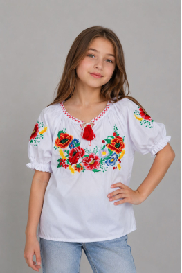 Вишиванка для дівчаток 6092