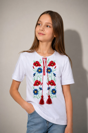 Вишиванка для дівчаток 6074