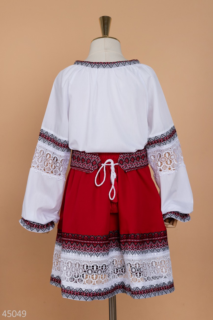 Костюм-вишиванка для дівчаток 6077