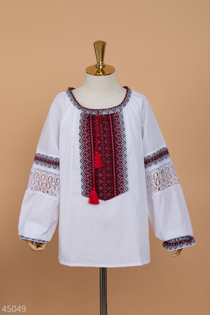 Костюм-вишиванка для дівчаток 6077