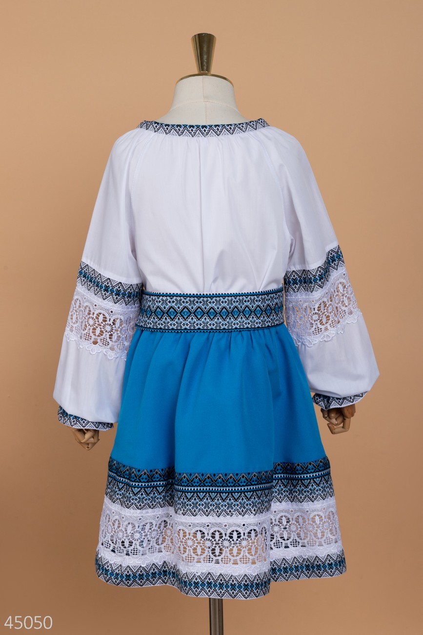 Костюм-вишиванка для дівчаток 6078
